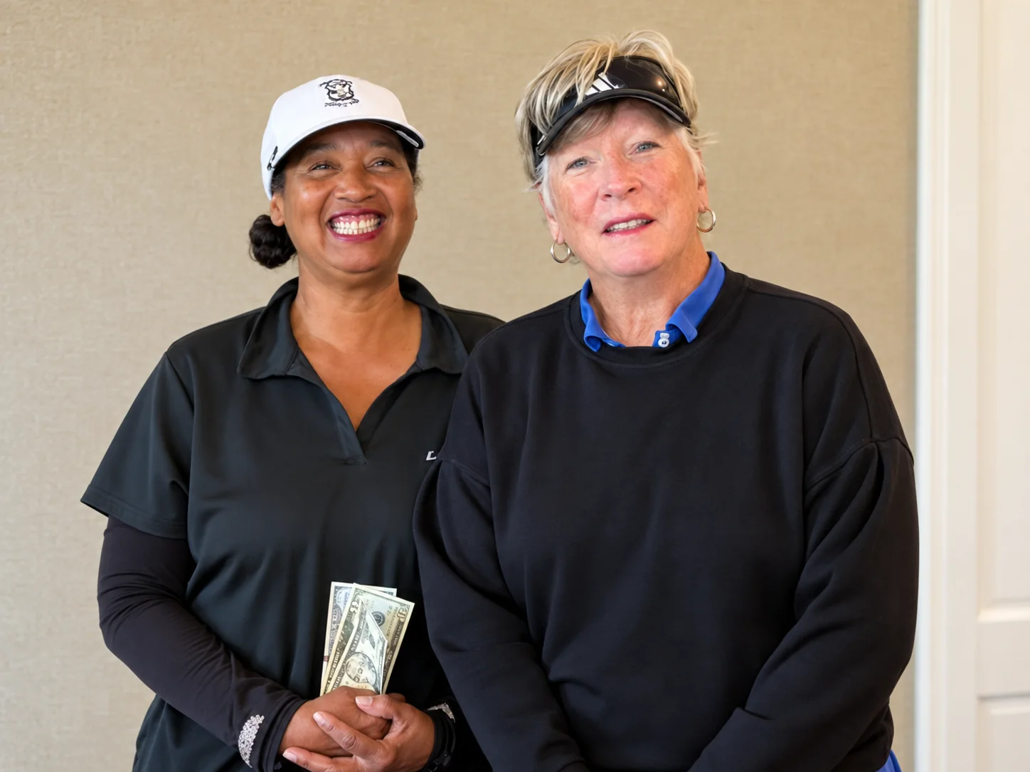 Jean Burns and Cheryl Windham together at the tournament