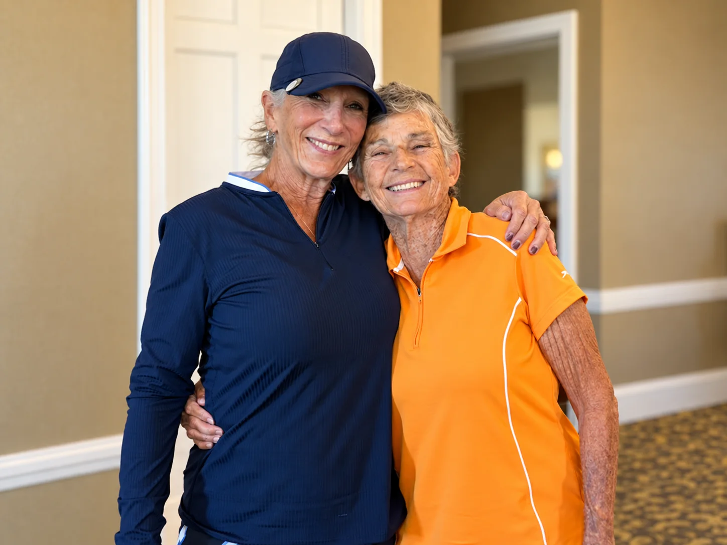 Lola Bradshaw and Connie Liley together at the tournament