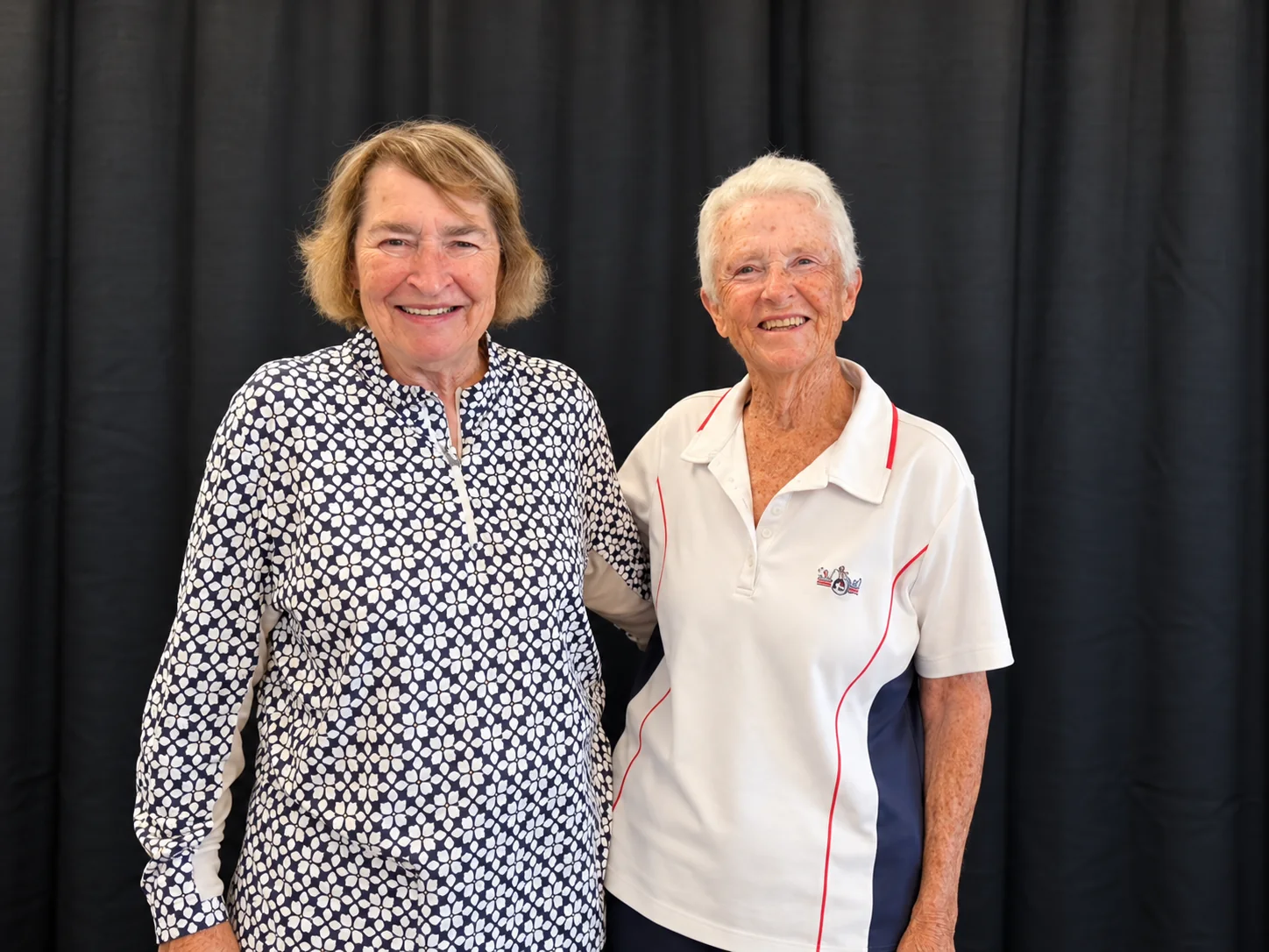 Karin Wolfe on the left and Nancy Dodge on the right